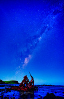 Astro landscape at S S Speke shipwreck, Phillips Island